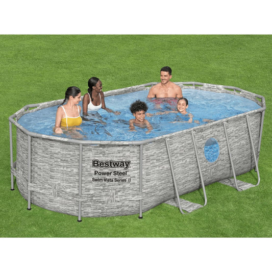 Bestway Power Steel Swimming Pool Set 427x250x100 cm
