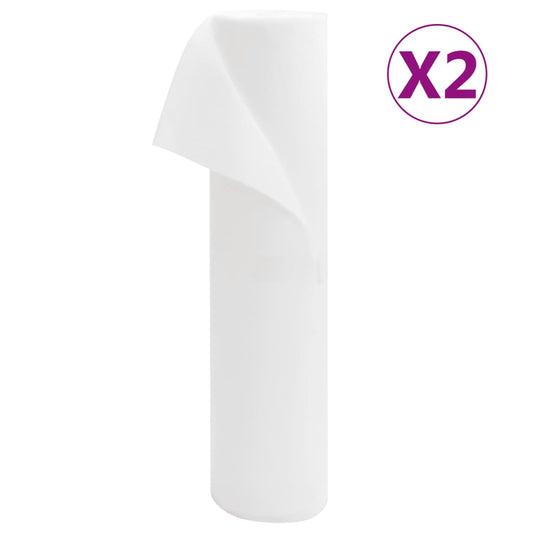 vidaXL Plant Fleece 2 Rolls 70 g/må_ 50x1.6 m
