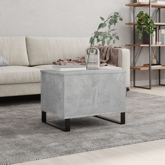 vidaXL Coffee Table Concrete Grey 60x44.5x45 cm Engineered Wood