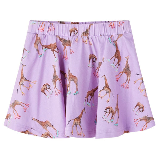 Kids' Skirt Giraffe Print Lila 104