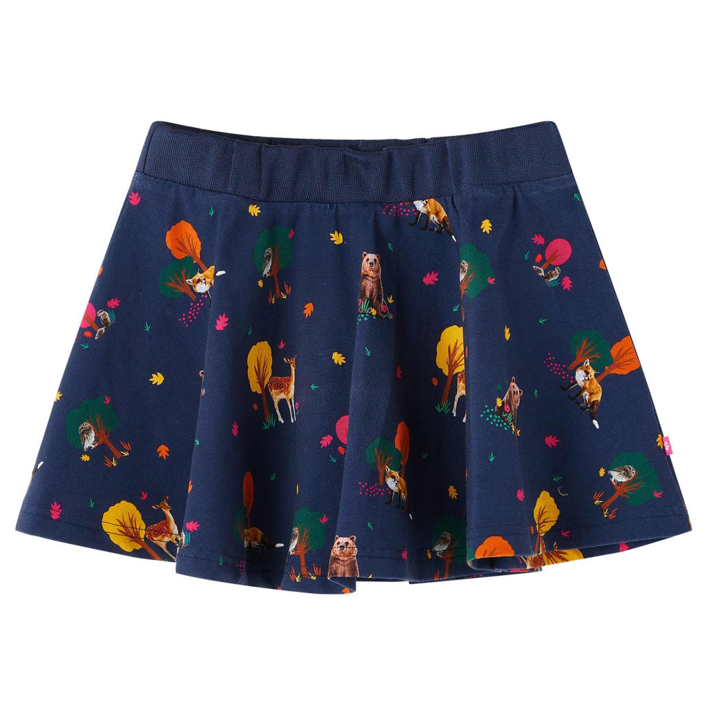 Kids' Skirt Animals Print Navy 116