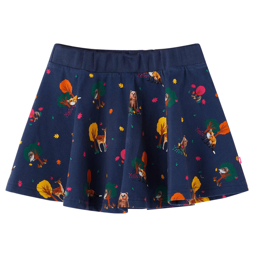 Kids' Skirt Animals Print Navy 128