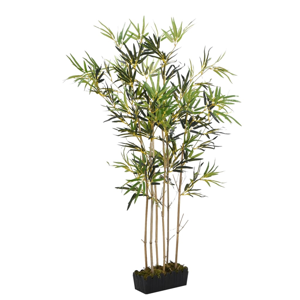 vidaXL Artificial Bamboo Tree 1288 Leaves 180 cm Green