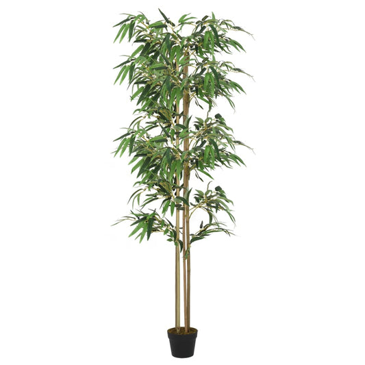 vidaXL Artificial Bamboo Tree 1520 Leaves 200 cm Green