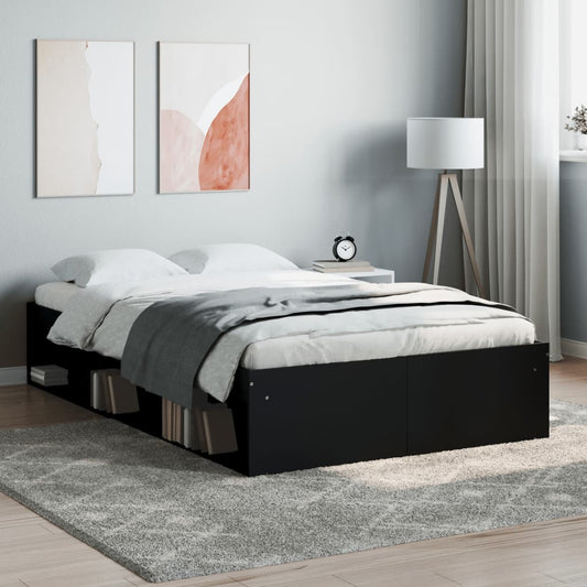 vidaXL Bed Frame Black 120x200 cm