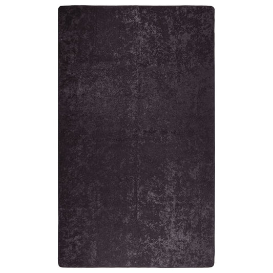 vidaXL Rug Washable Anthracite 150x230 cm Anti Slip