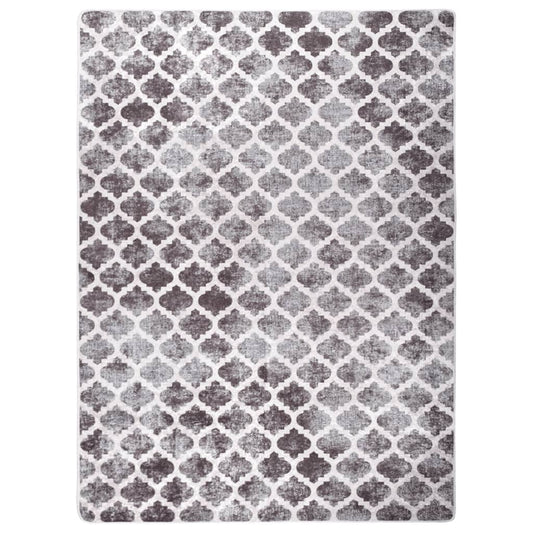 vidaXL Rug Washable Multicolour 120x170 cm Anti Slip