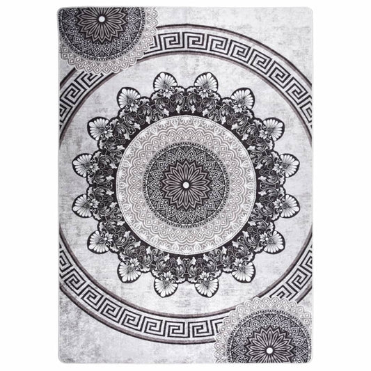 vidaXL Rug Washable Multicolour 120x170 cm Anti Slip