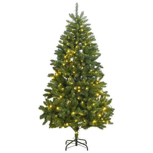 vidaXL Artificial Hinged Christmas Tree 300 LEDs 270 cm